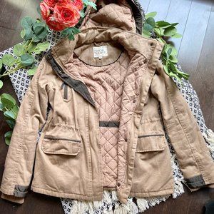 NWOT Thread & Supply Tan Utility Jacket